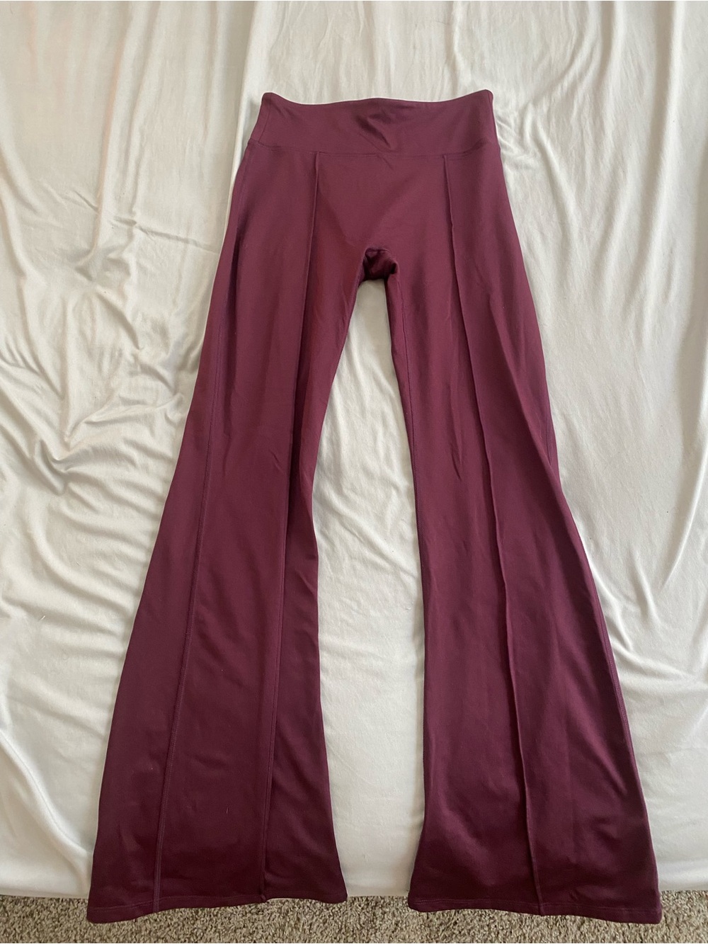 PINK Victoria's Secret Flared Boot-Cut Pants - Wine